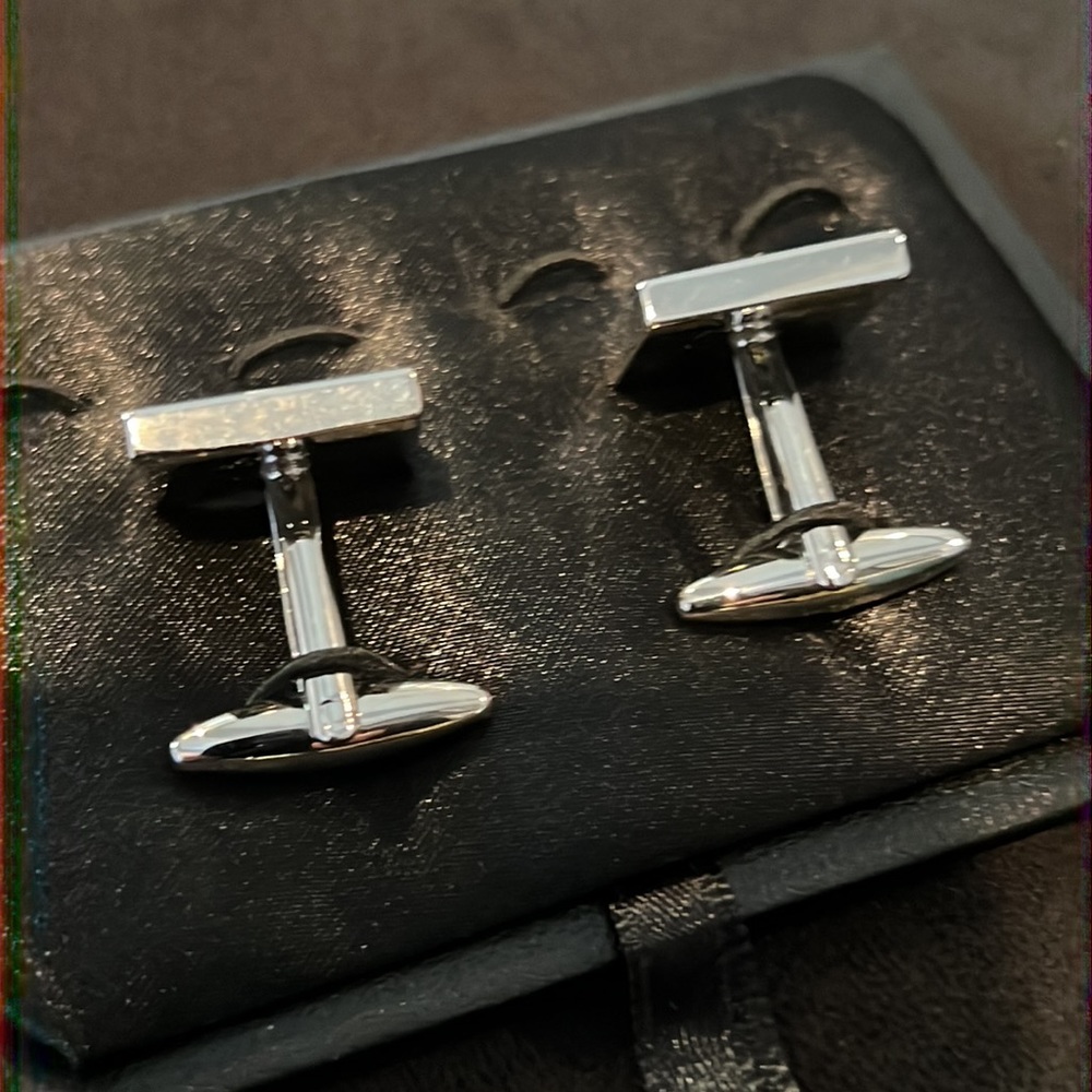 SILVER CUFFLINKS, 2 pairs, new! - Picture 6 of 7